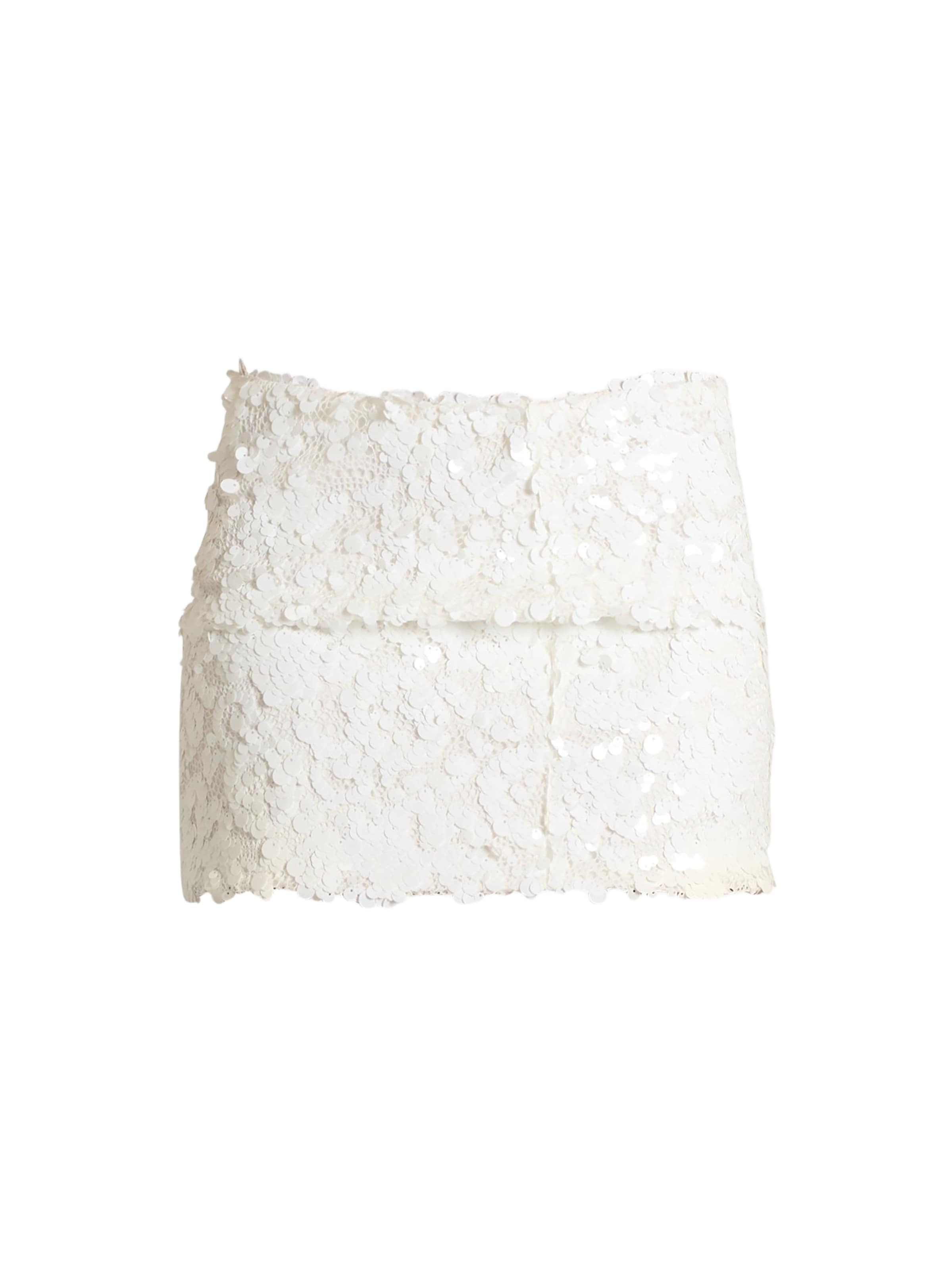 Jijil Skirt in White: front