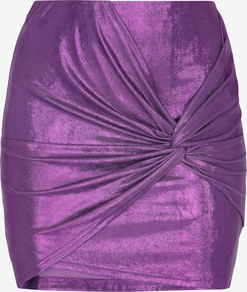 faina - Falda 'Festive' en lila: frente