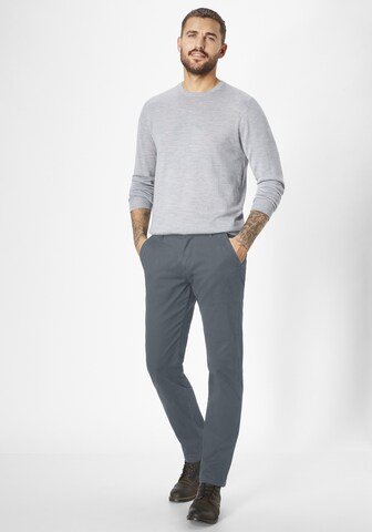 REDPOINT Slim fit Chino Pants 'Odessa' in Grey