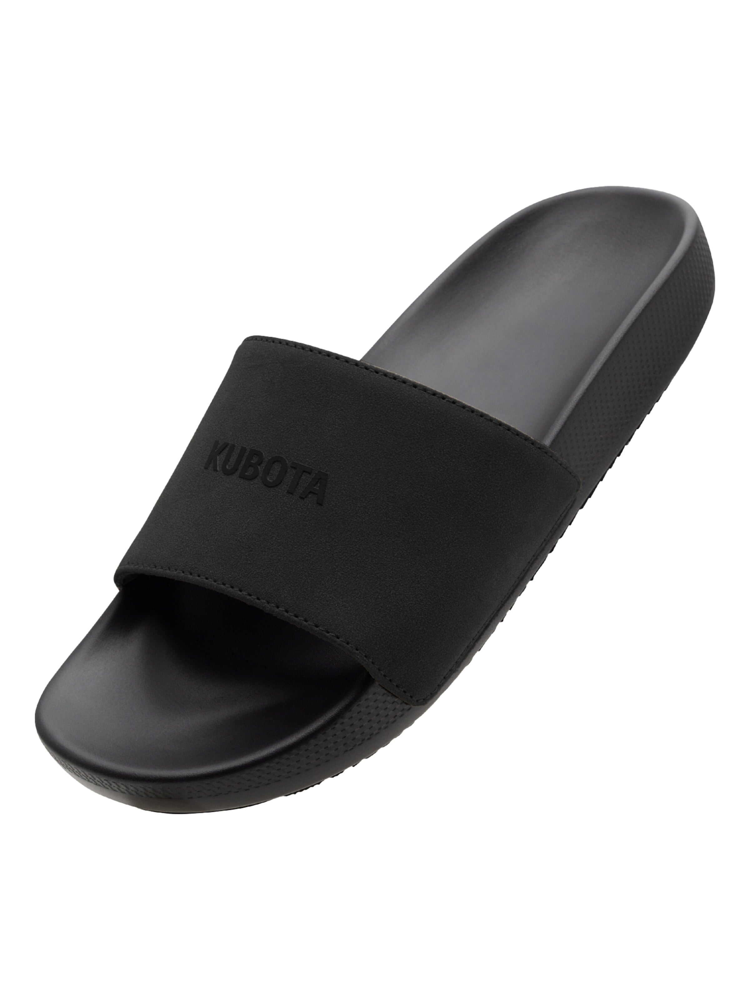 Scarpe da spiaggia / da bagno 'Kubota Men's Slip-On Essence Urban Slides' di Kubota in nero