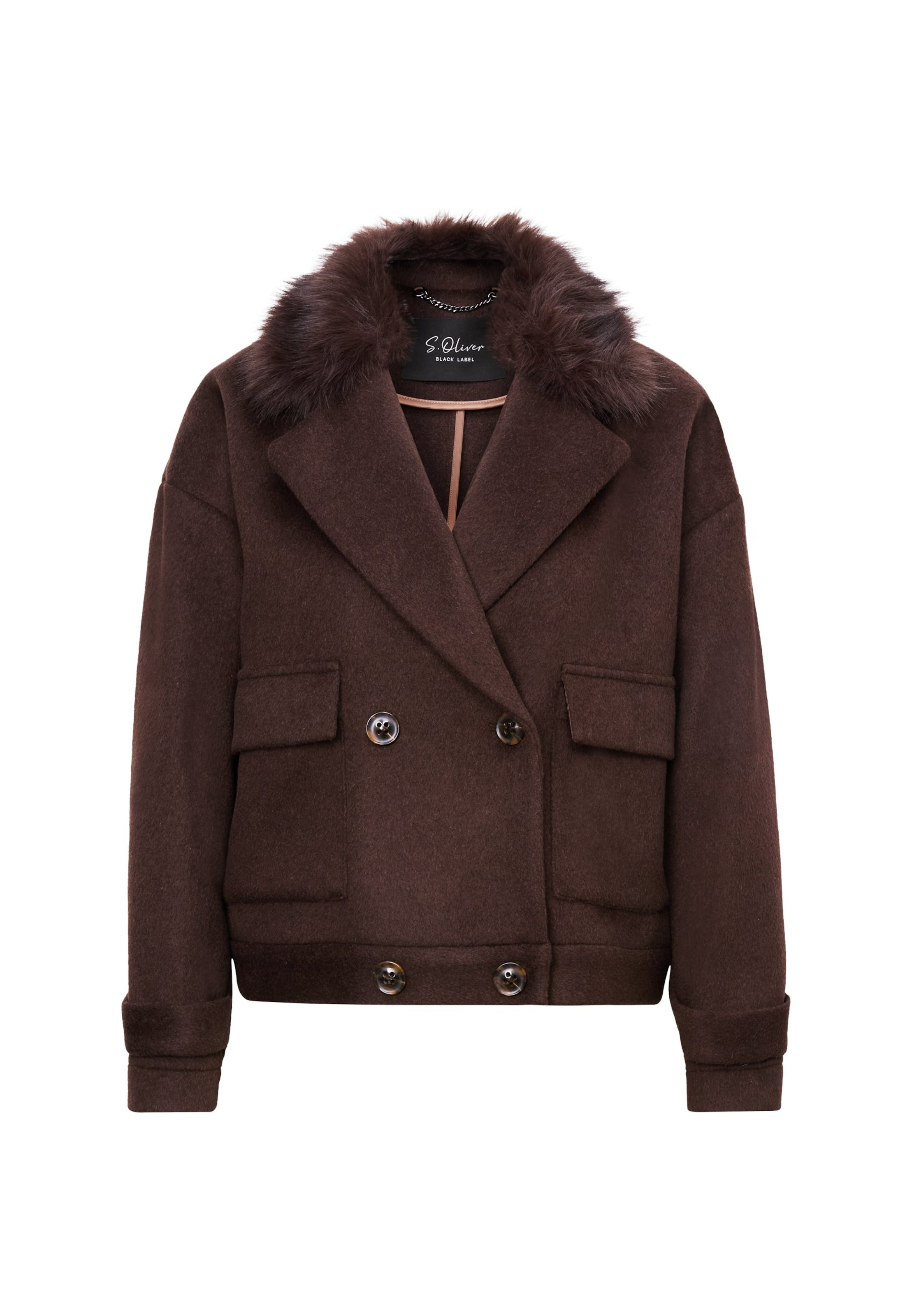 Veste mi-saison s.Oliver en marron : devant