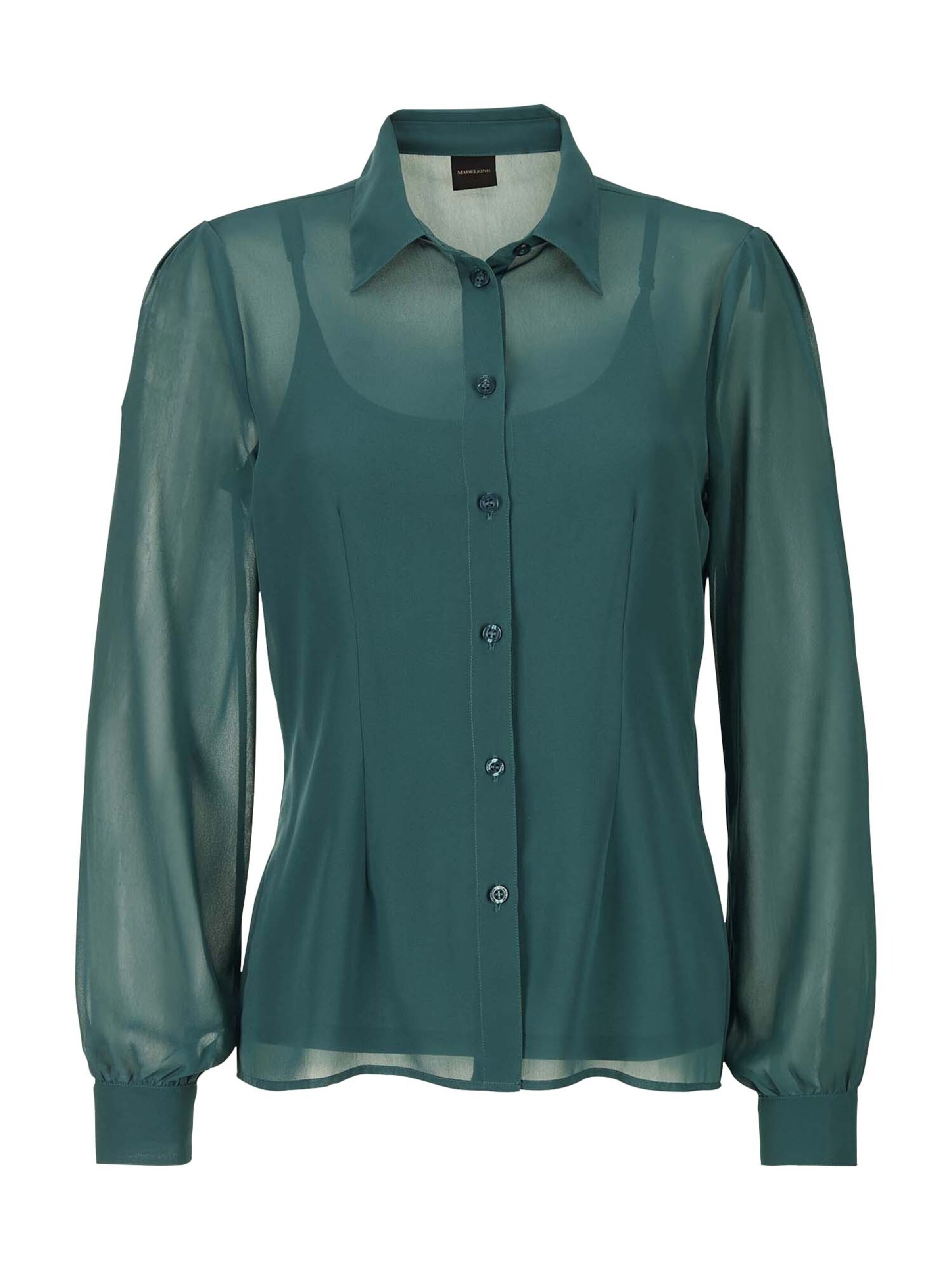 MADELEINE Set: Bluse & Top in Grün: Vorderseite