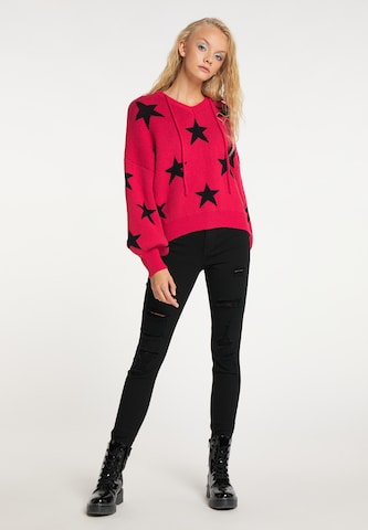 Pull-over myMo ROCKS en rouge