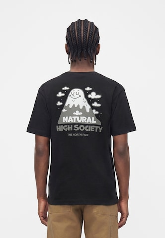 Maglietta 'NAT HIGH SOCIETY' di THE NORTH FACE in nero: frontale