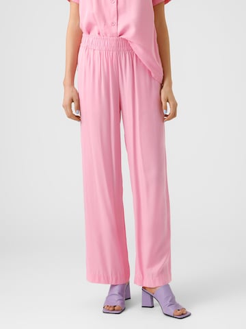 VERO MODA Loose fit Trousers 'SADIATIKA' in Pink: front