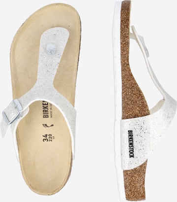 BIRKENSTOCK Sandals 'Gizeh' in Silver