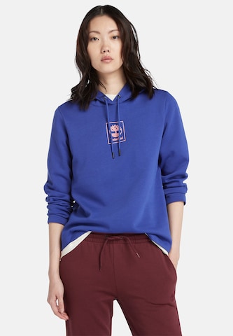 TIMBERLAND Sweatshirt in Blauw: voorkant