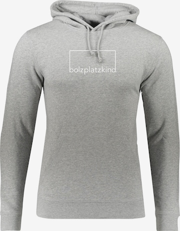 Bolzplatzkind Sweatshirt in Grey: front