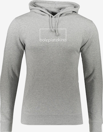 Bolzplatzkind Sweatshirt in Grau: predná strana