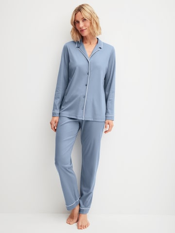 CALIDA Pyjama 'Night Lovers'‌‌ in Blau