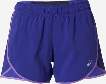 ASICS Workout Pants in Purple: front