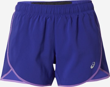 ASICS Regular Workout Pants in Purple: front