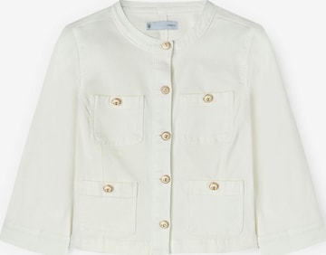 Veste mi-saison MOTIVI en blanc : devant