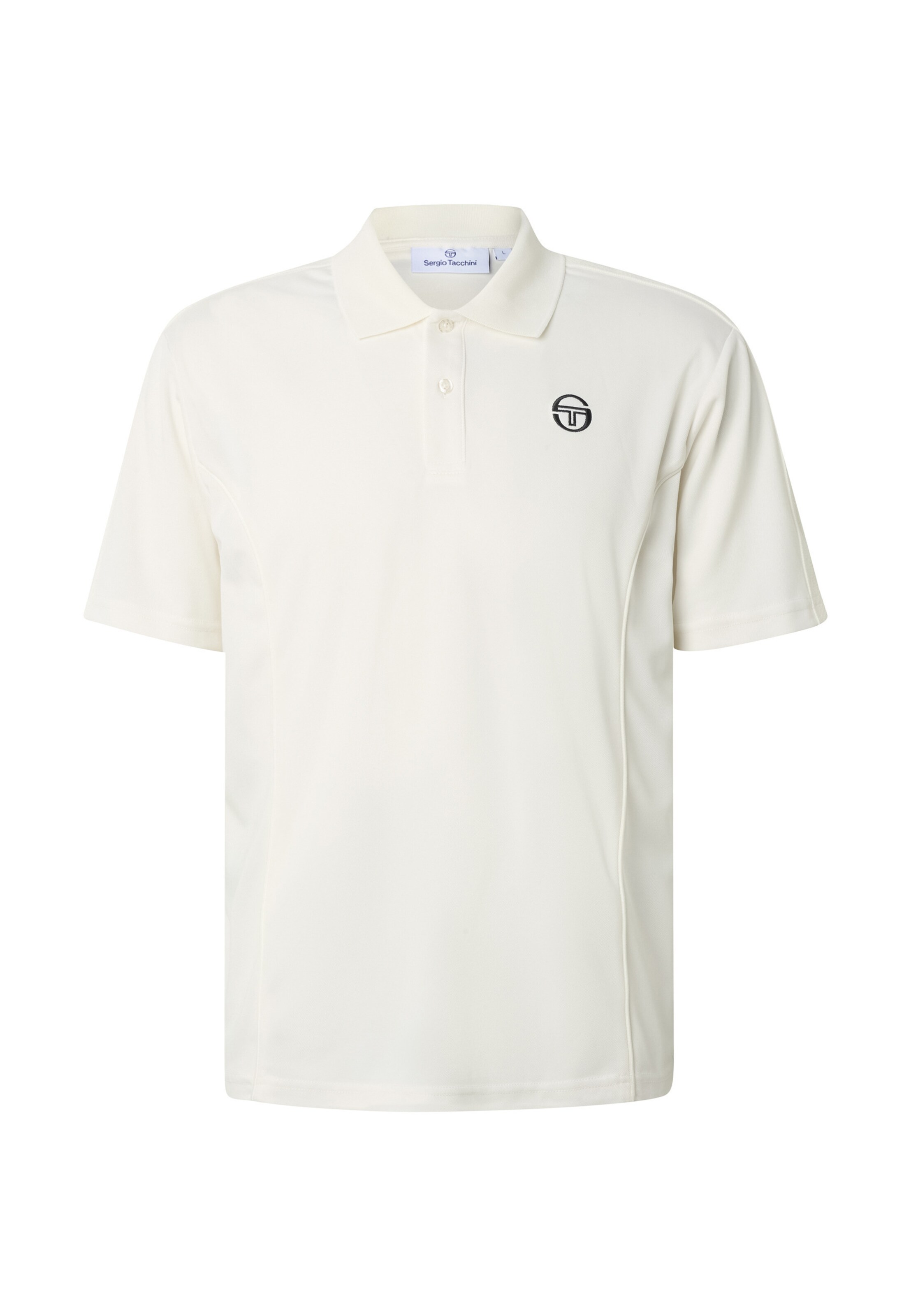 Sergio Tacchini - Camisa 'Egeo' em branco: frente