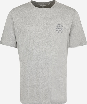 Jack & Jones Plus Shirt 'SHARK' in Grau: front