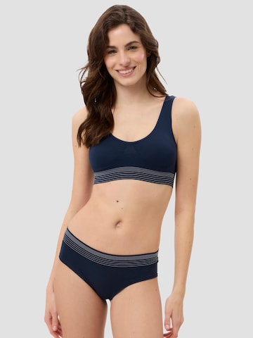 BeeDees Top 'Bustier Comfee Crop Top' in Blue