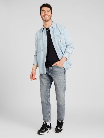 Calvin Klein Jeans Regular fit Overhemd in Blauw