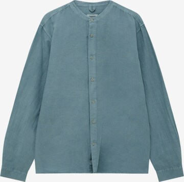 Fit confort Chemise Pull&Bear en bleu : devant