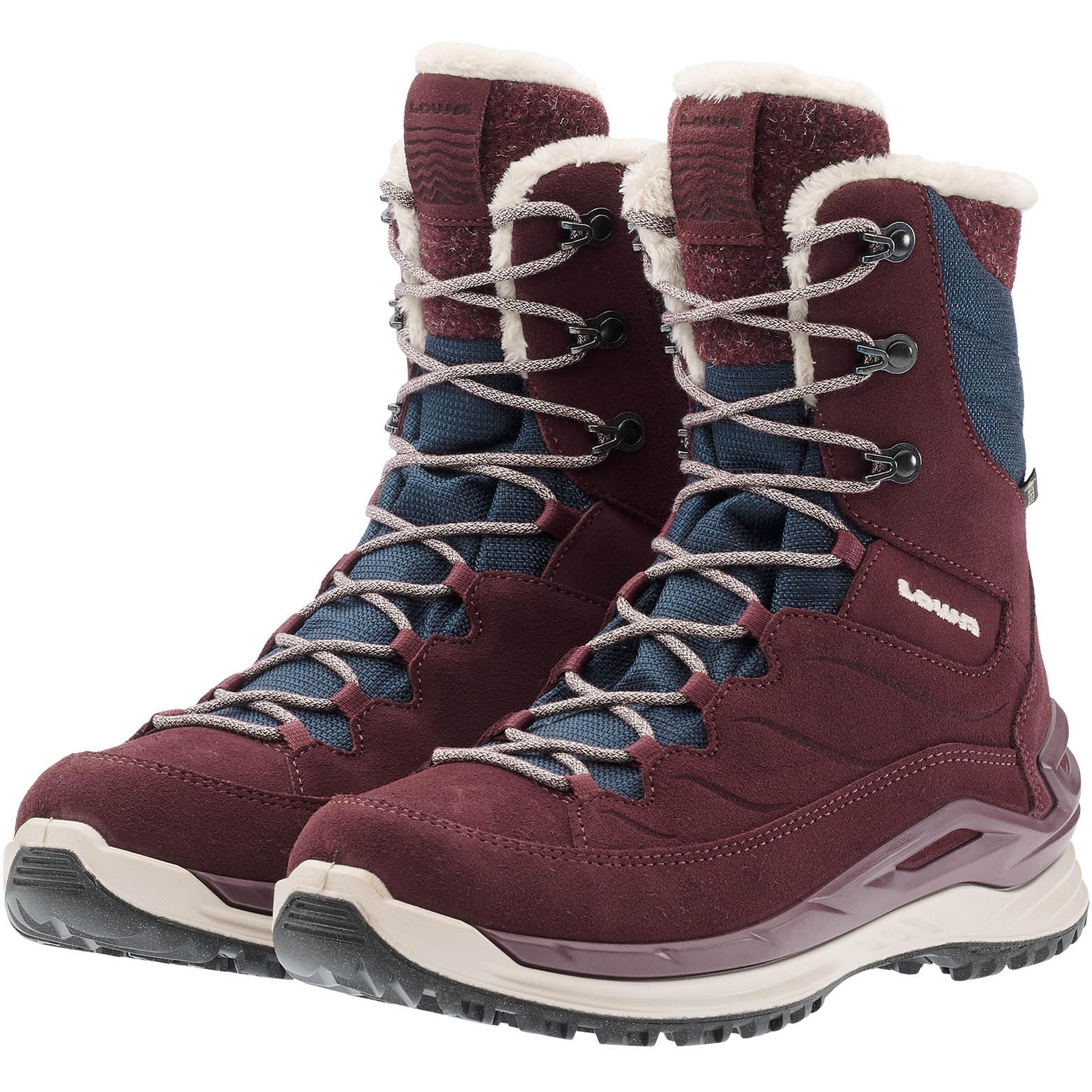 LOWA Ankle Boots 'Calceta Evo' in Red