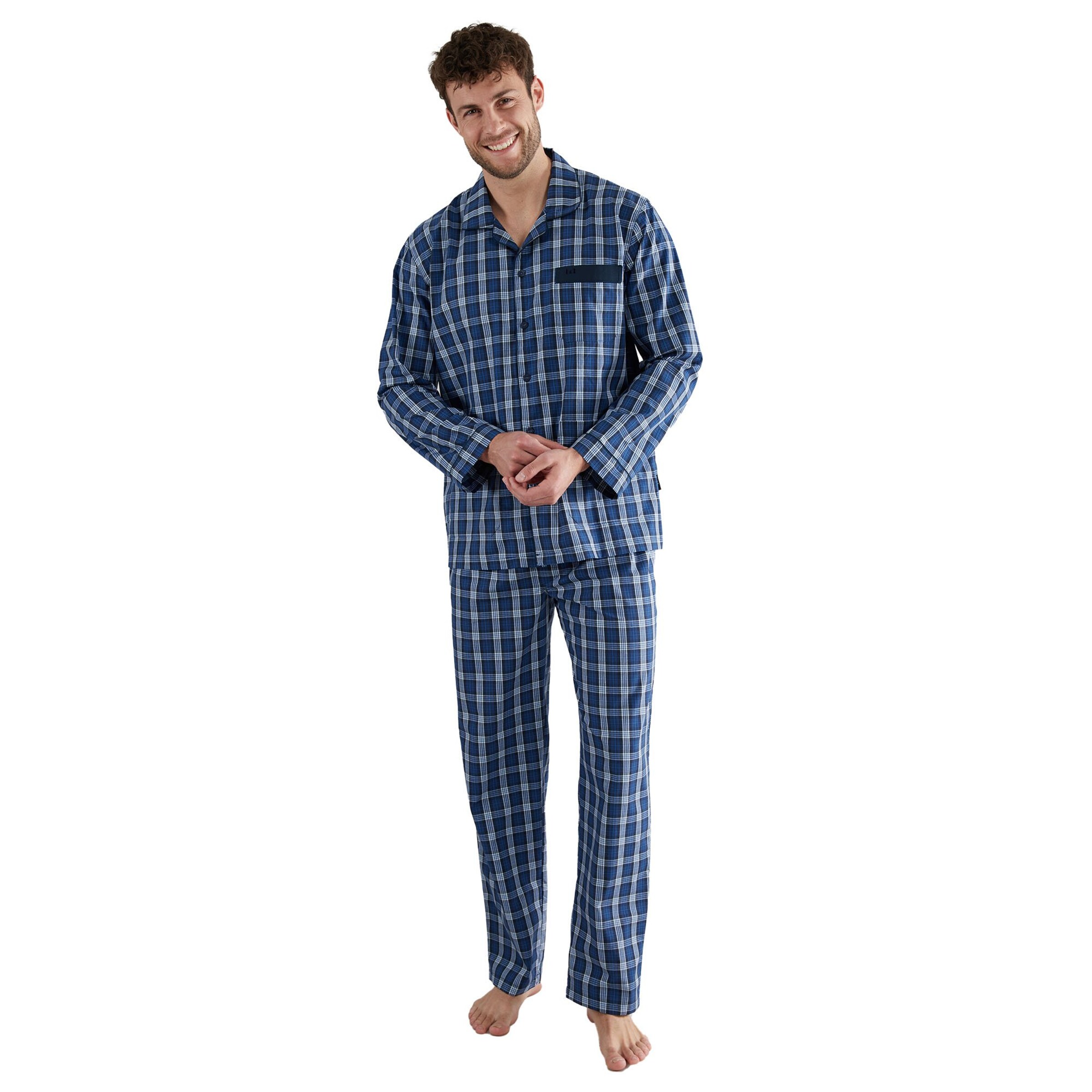 Pyjama long Götzburg en bleu