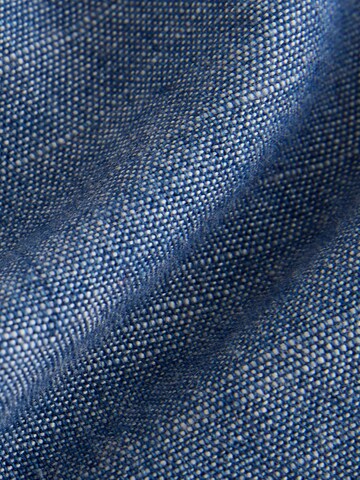 Next Средняя посадка Рубашка 'Kurzärmelig Chambray' в Синий