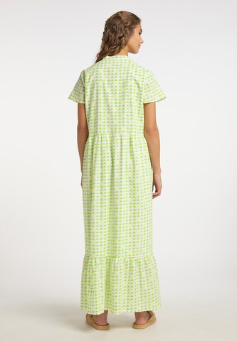 IZIA Shirt Dress in Green