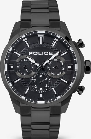 Montre à affichage analogique 'MENELIK' POLICE en noir : devant