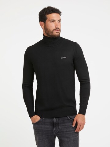 GUESS Pullover 'Aaron' in Schwarz: Vorderseite