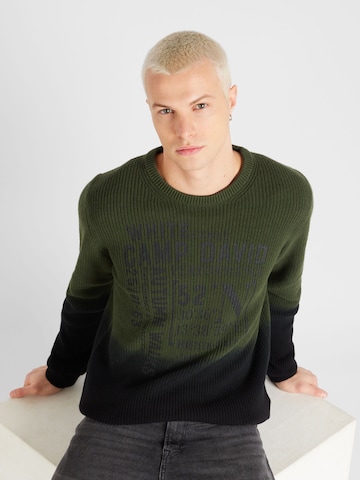 CAMP DAVID Sweater in Green: front