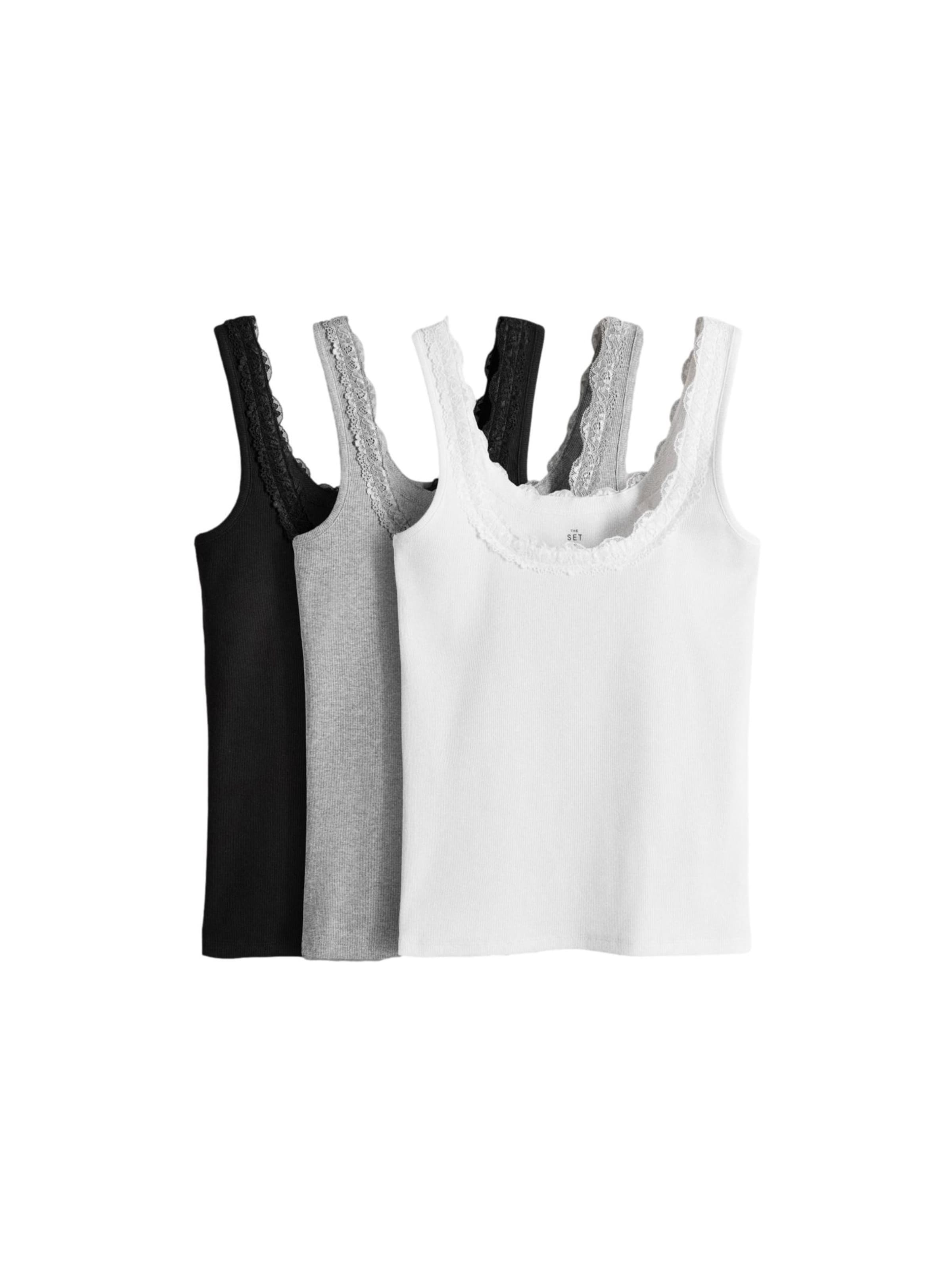 The Set Shirt in Grau: Vorderseite