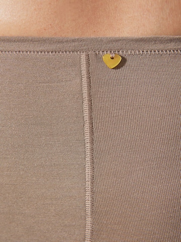 zd ZERO DEFECTS Panty 'Galatea soy fiber short-leg panties' in Braun