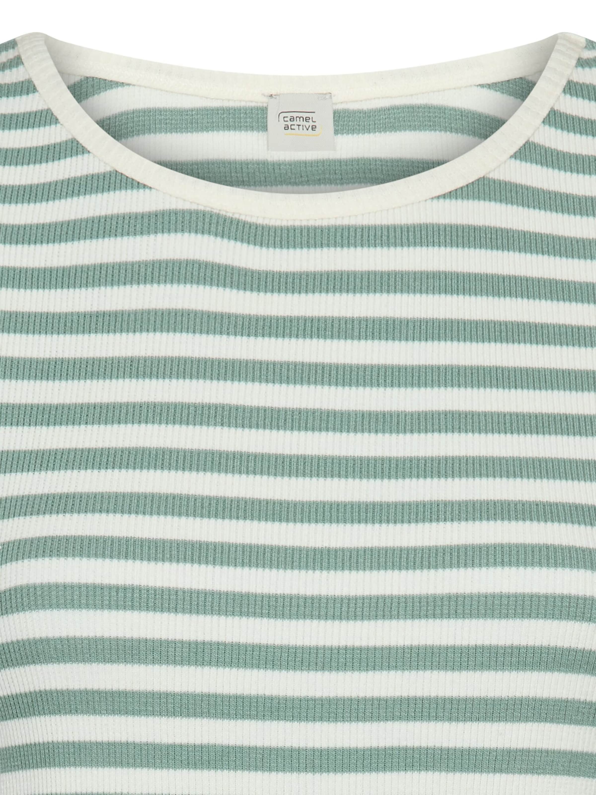 CAMEL ACTIVE Top mit Rundhalsausschnitt in Blau