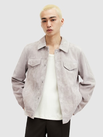 AllSaints - Chaqueta de entretiempo en blanco: frente