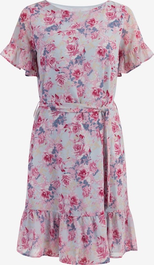 Usha Kleid in beige / taubenblau / pink / rosé, Produktansicht