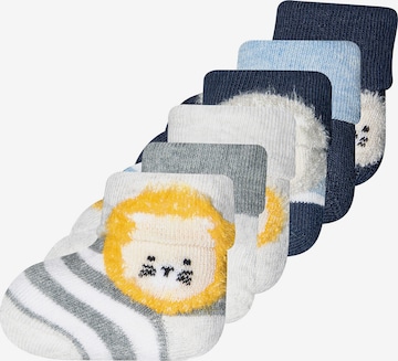 EWERS Socks 'Löwe' in Blue: front