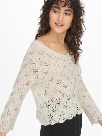 JDY Sweater 'SUN' in Beige