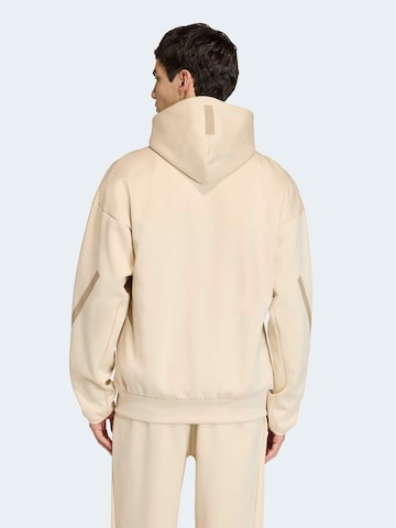 ADIDAS SPORTSWEAR Αθλητική ζακέτα φούτερ 'Z.N.E.' σε μπεζ