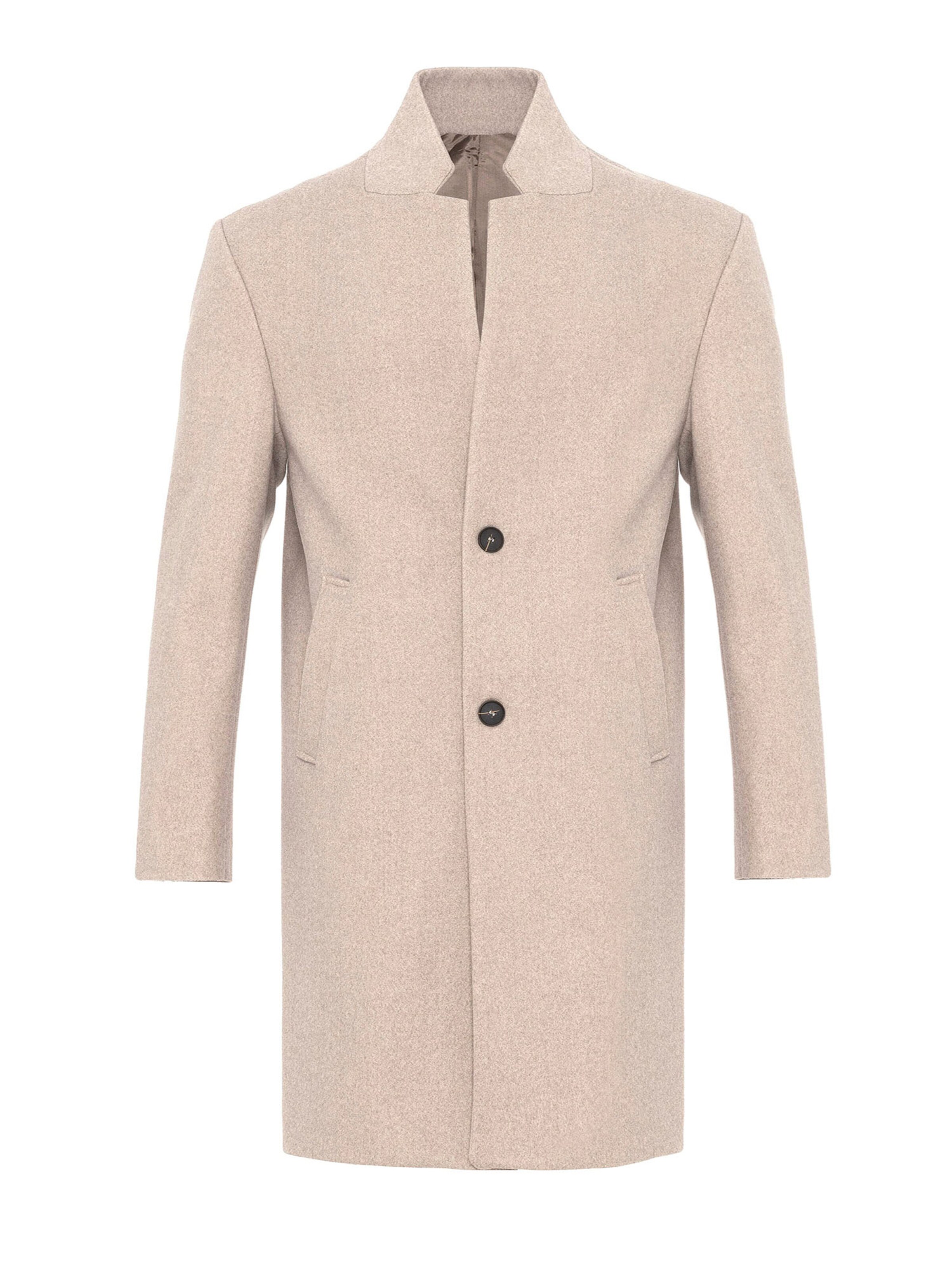 Antioch Mantel in Beige: Vorderseite