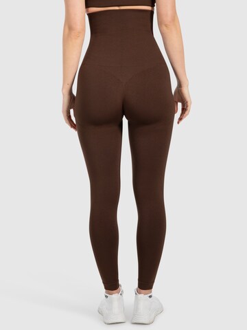 Smilodox Skinny Leggings ' Lenia ' in Brown