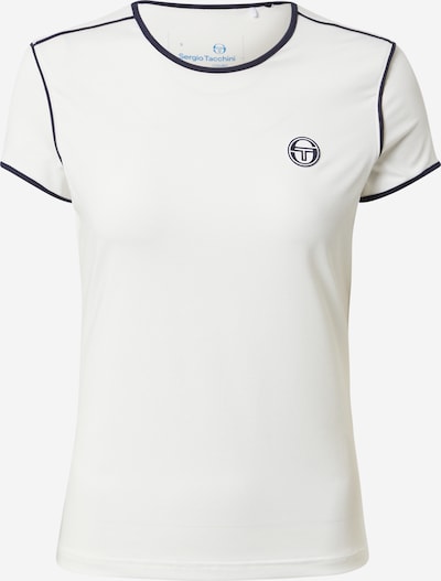 Sergio Tacchini Functioneel shirt in de kleur Donkerblauw / Wit, Productweergave