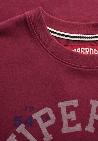 Superdry & Co Shirt 'Vintage Prep' in Rood