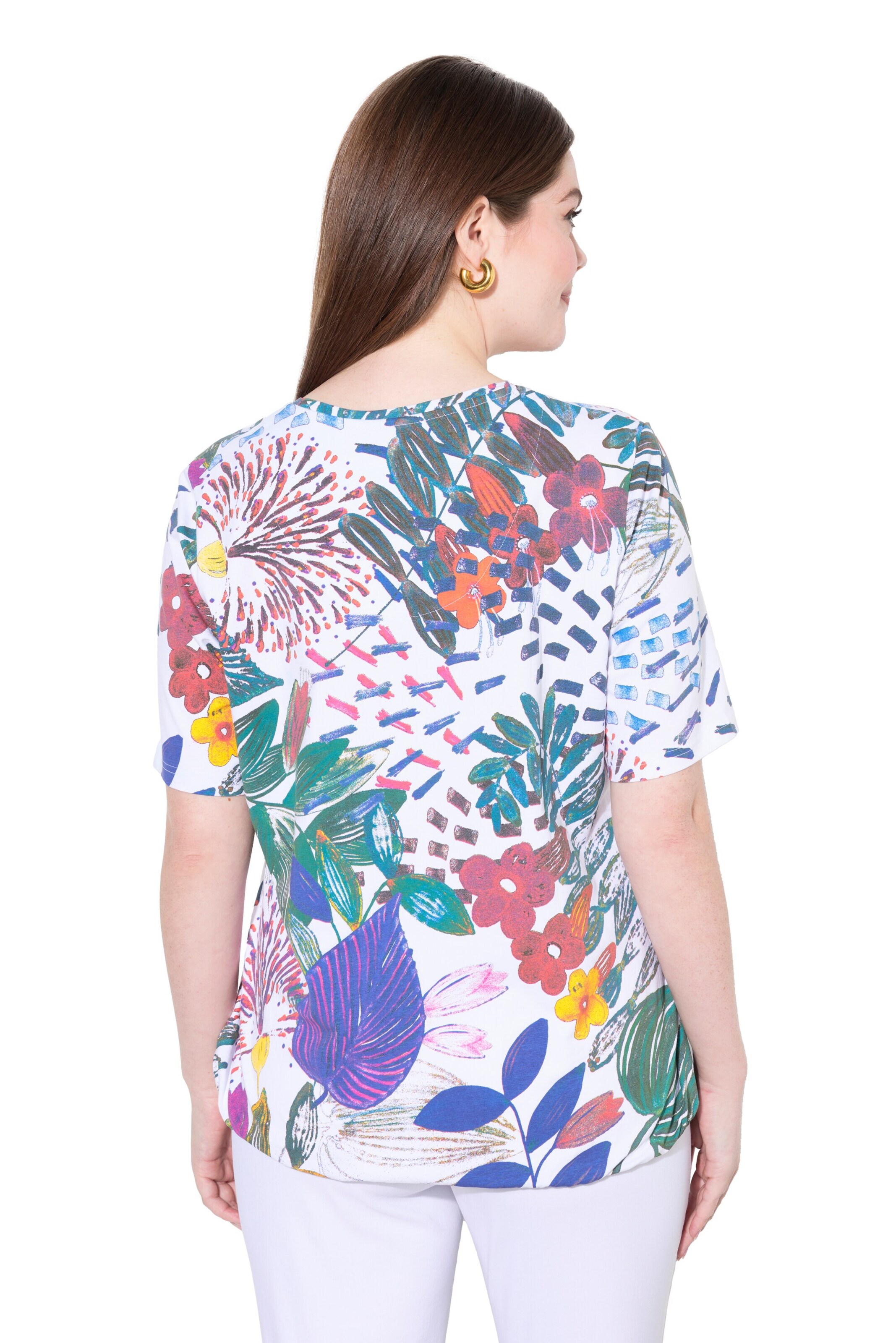 T-shirt Ulla Popken en mélange de couleurs