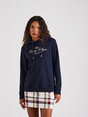 TOMMY HILFIGER Mikina – modrá: přední strana