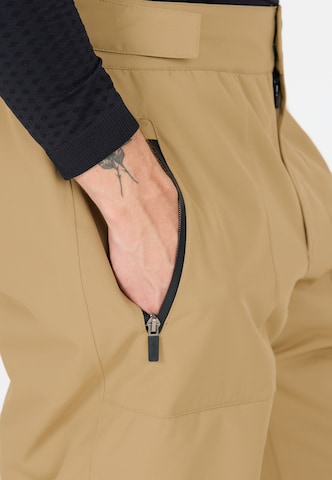 SLOPE Regular Skihose 'Killy' in Braun