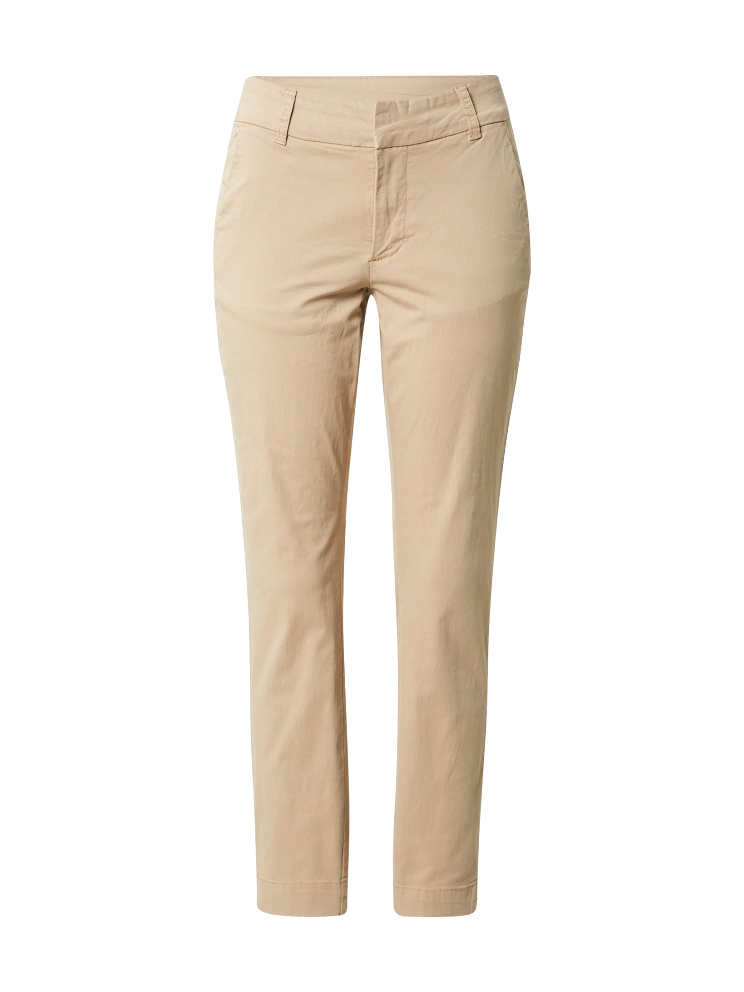 Pantalon chino 'Mette' Kaffe en beige : devant