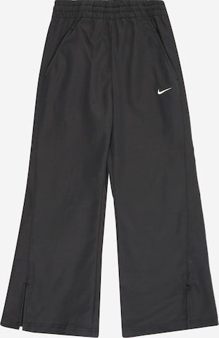 juoda Nike Sportswear Plačios klešnės Kelnės 'STAR': priekis
