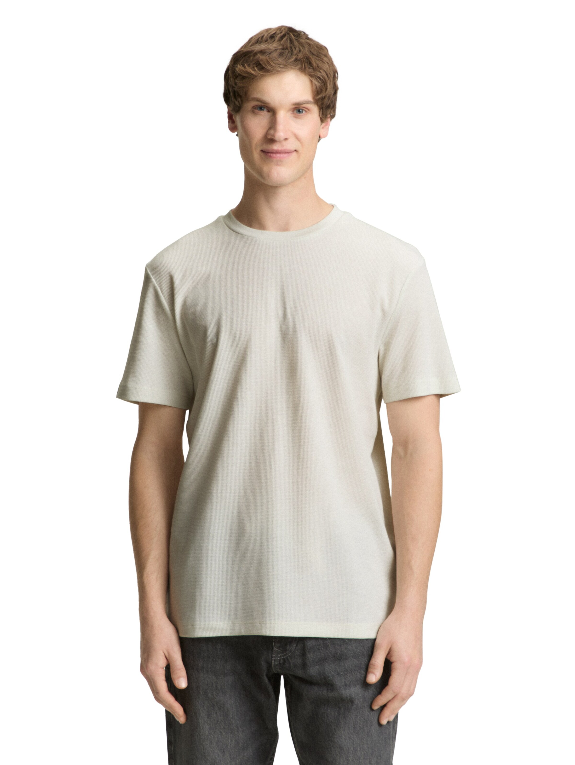 TOM TAILOR DENIM Shirt in Grey: front