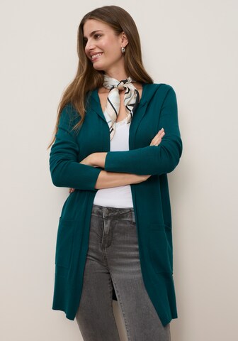 Tamaris Knit Cardigan in Green: front