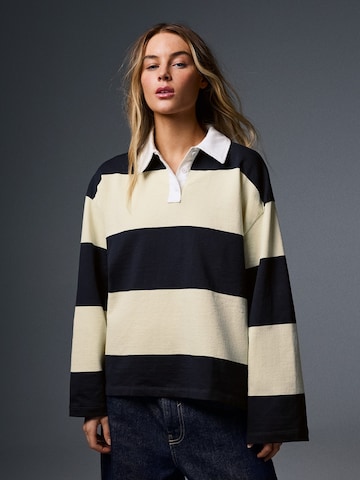 Maglietta di Bershka in giallo: frontale