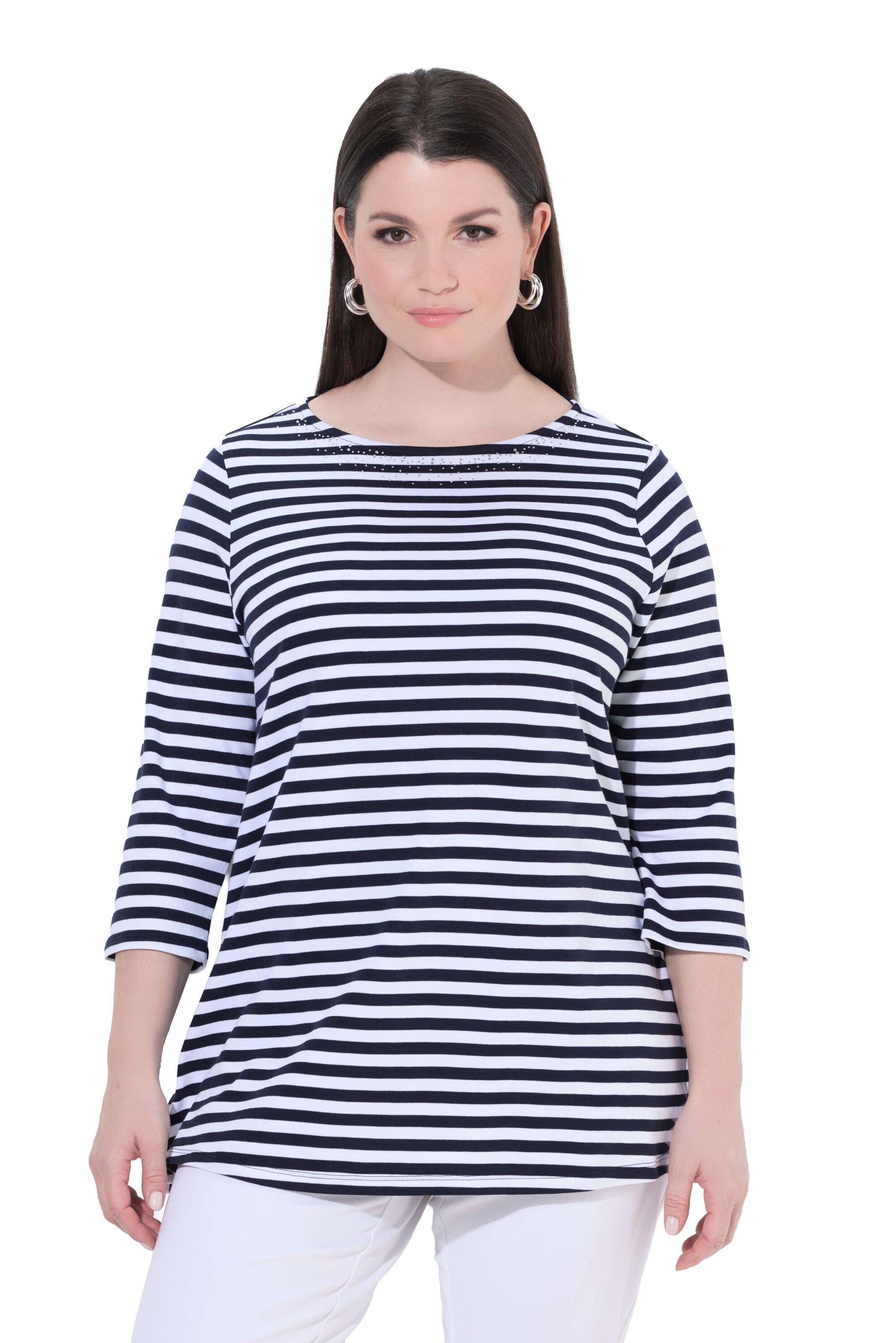 Ulla Popken Shirt in Blau: Vorderseite